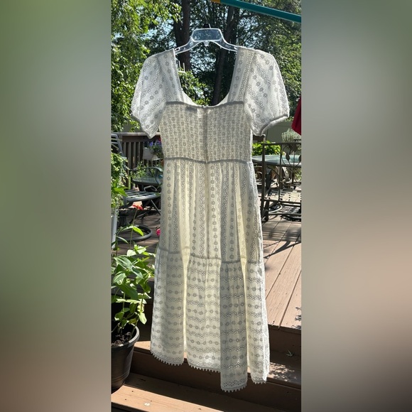 Lost + Wander White Middle of Nowhere Tiered Midi Sundress - Picture 3 of 15